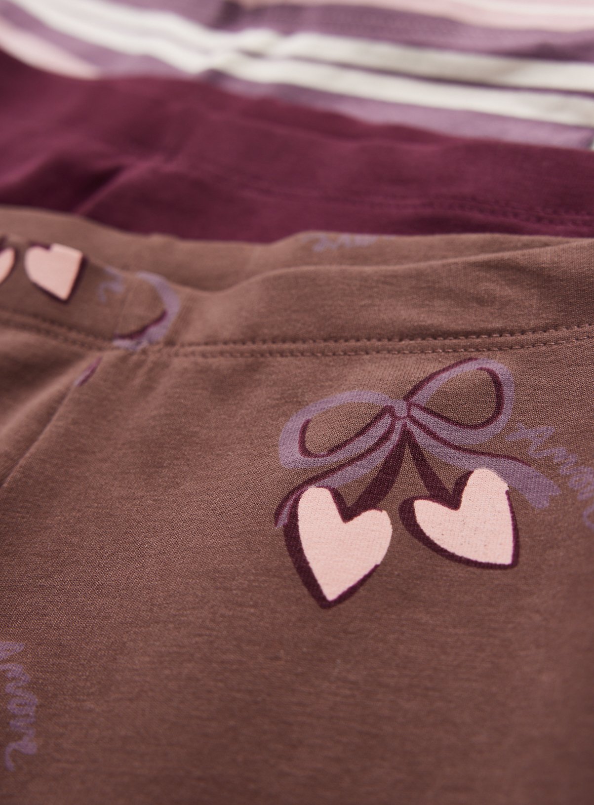 Plain & Stripe 3 Pack Leggings 3-4 years - Image 2 thumbnail