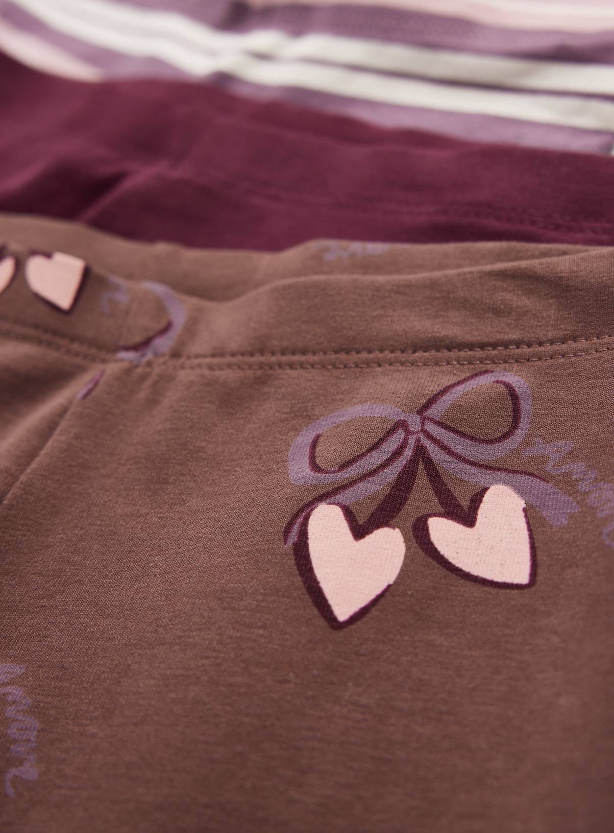 Plain & Stripe 3 Pack Leggings 3-4 years - Image 2