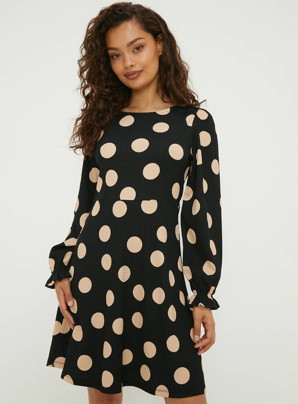 DOROTHY PERKINS Petite Spot Mini Dress 16