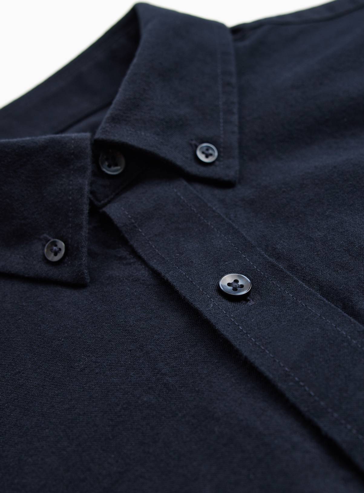 Navy Long Sleeve Oxford Shirt XXXL - Image 4