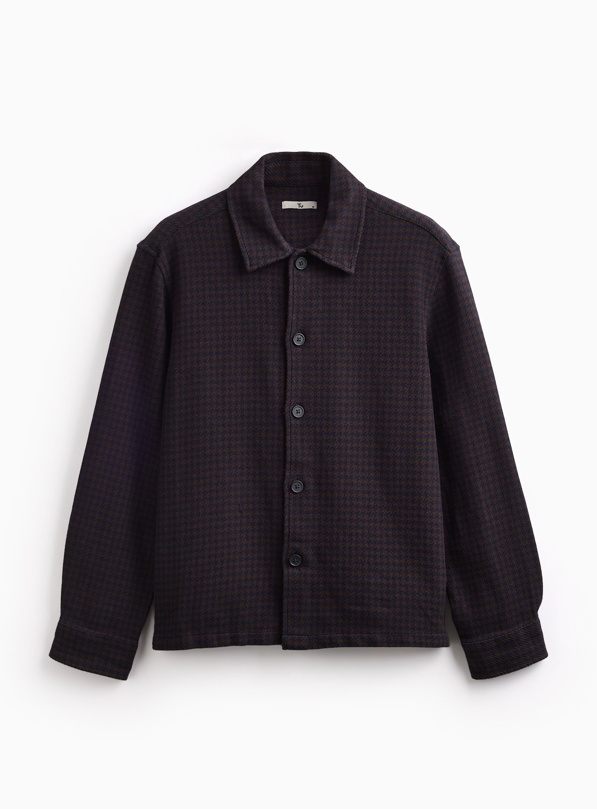Dogtooth Cotton Smart Shirt XXXL - Image 3 thumbnail