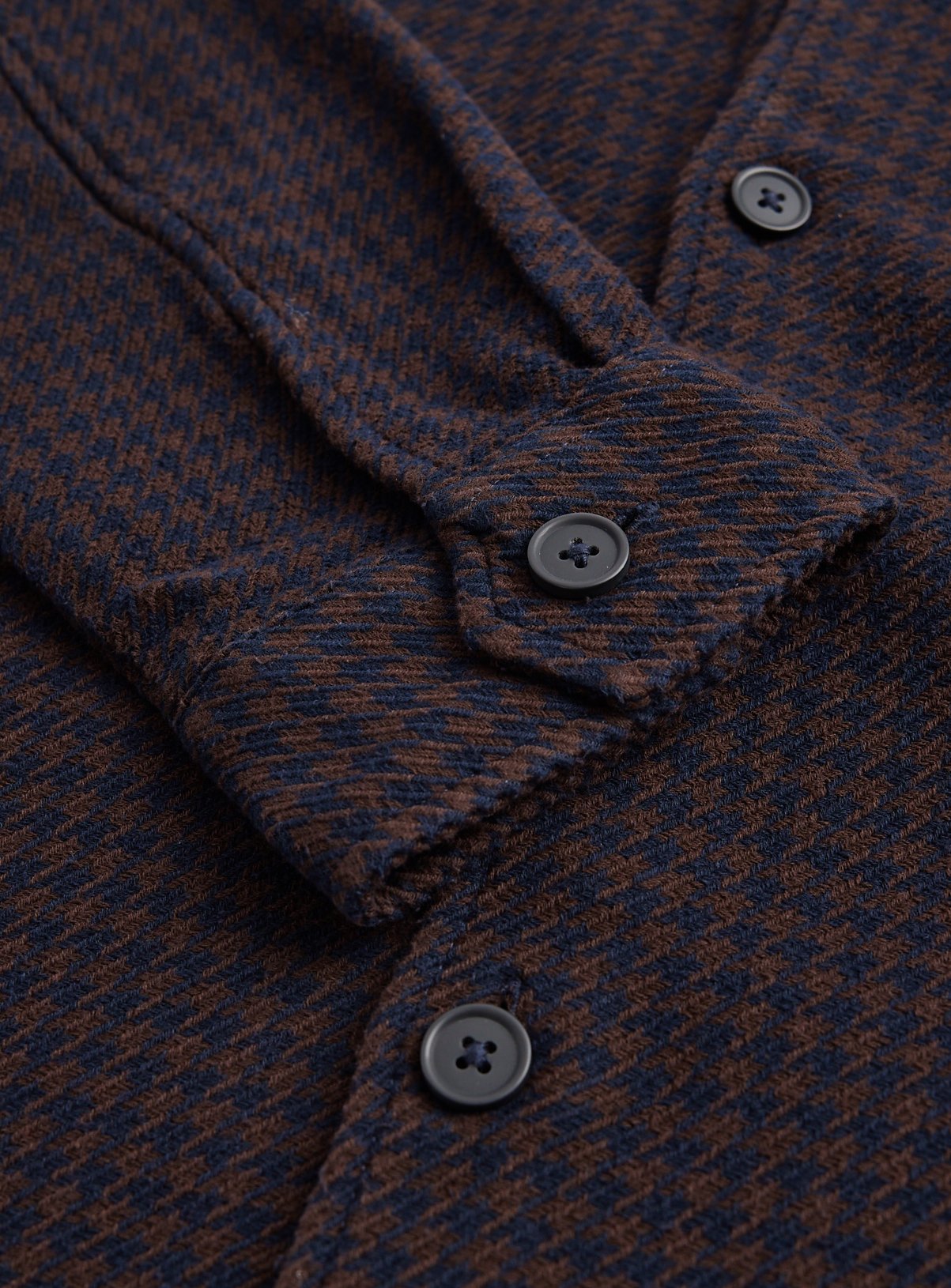 Dogtooth Cotton Smart Shirt XXXL - Image 4 thumbnail