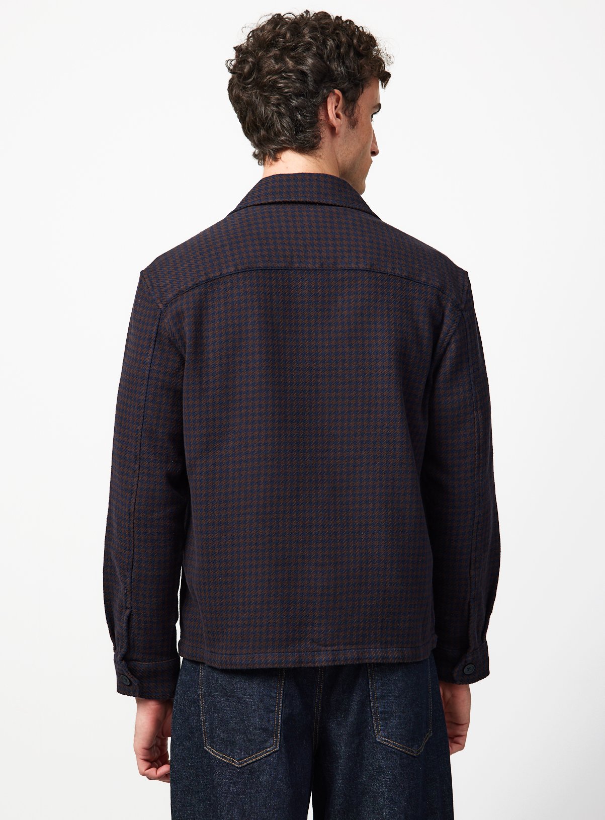 Dogtooth Cotton Smart Shirt XXXL - Image 5 thumbnail