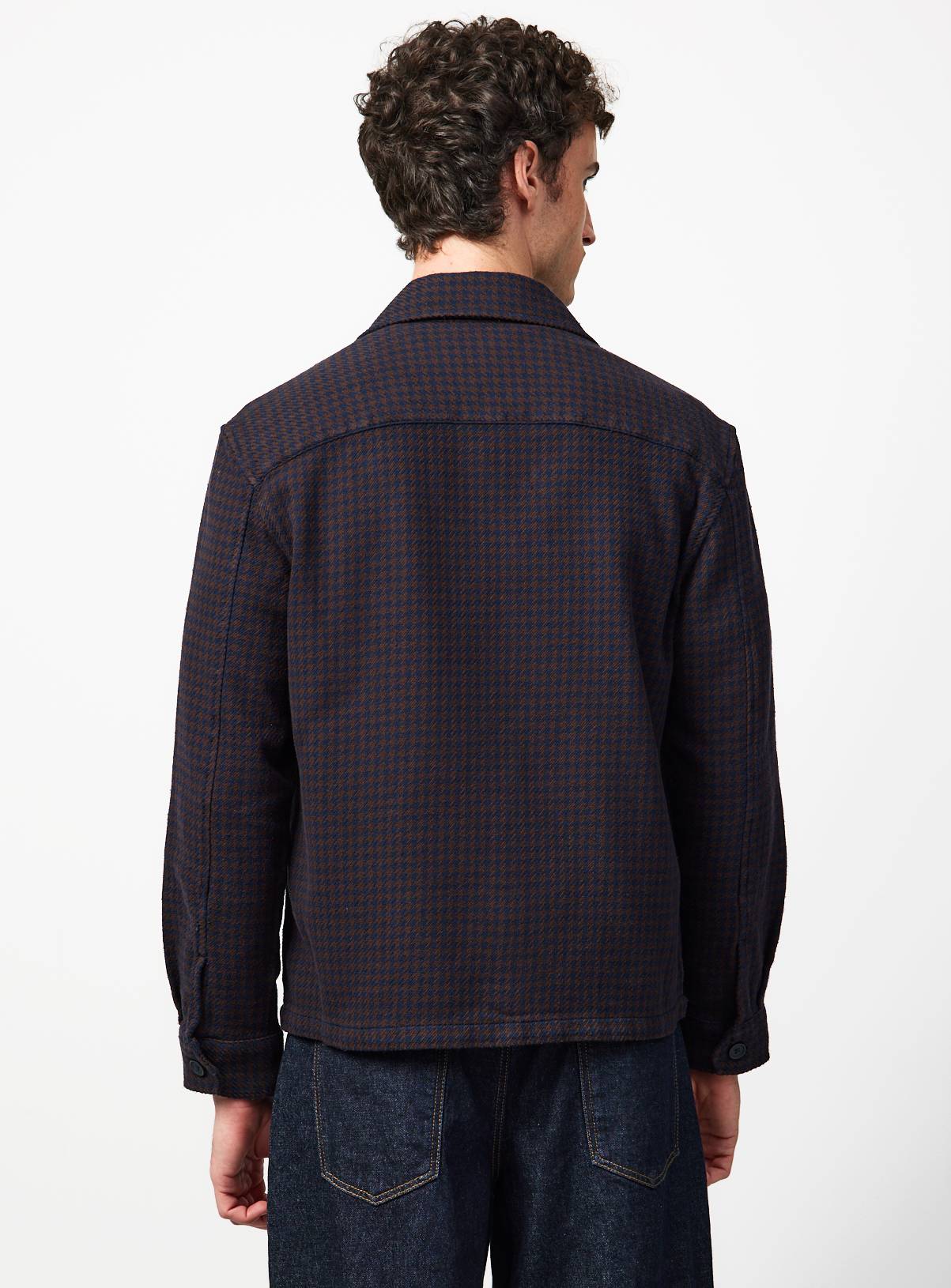 Dogtooth Cotton Smart Shirt XXXL - Image 5