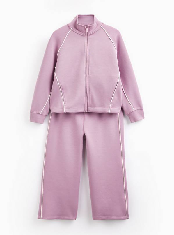 Pink Funnel Neck Sweatshirt & Joggers Set 5 years
