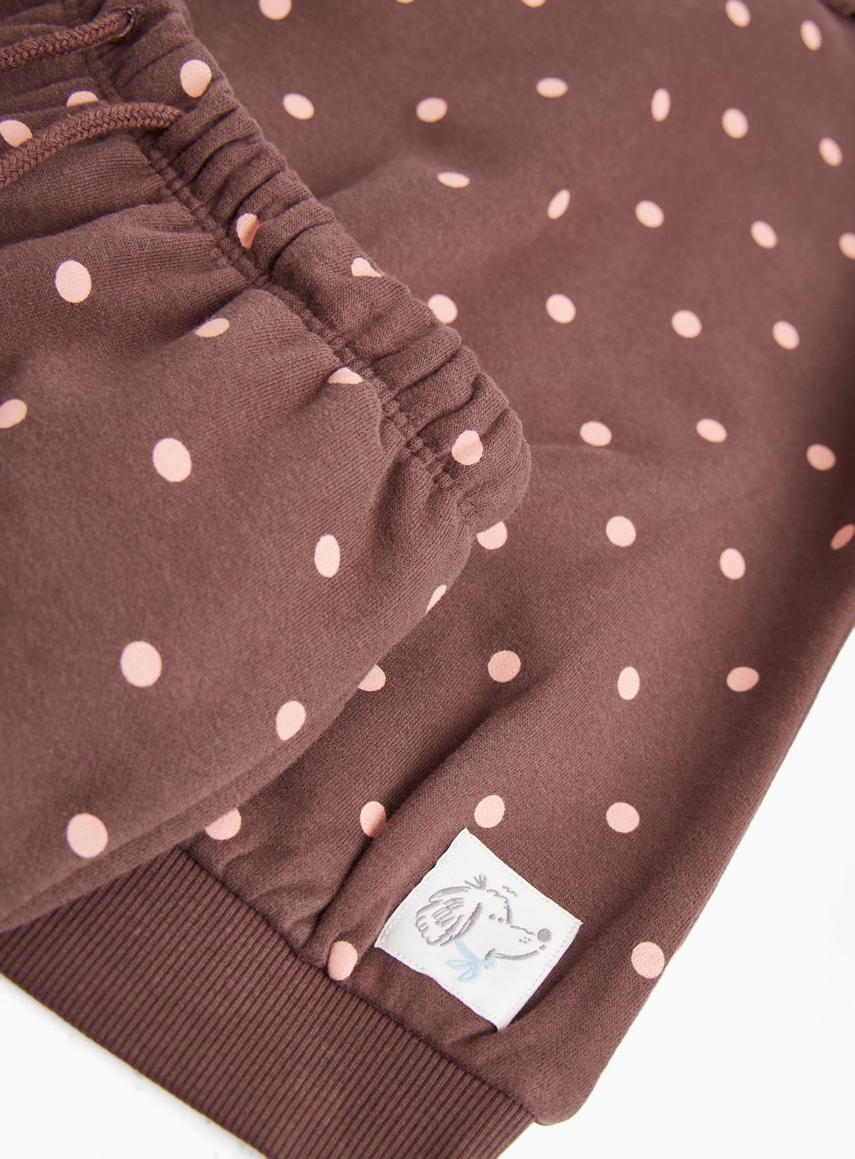 Brown Collared Sweatshirt & Barrel Joggers Set 1-2 years - Image 2 thumbnail
