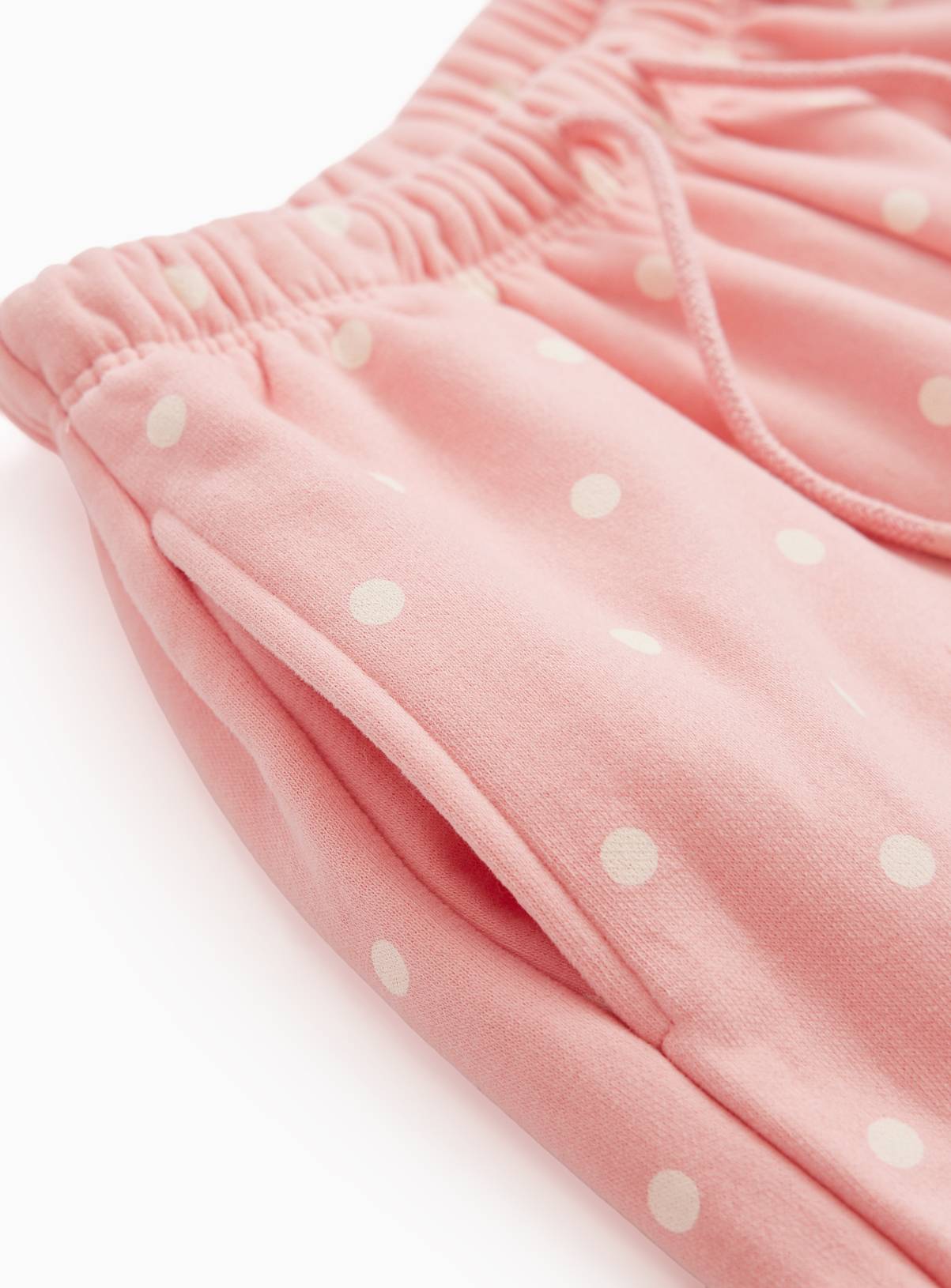 Pink Collared Sweatshirt & Barrel Joggers Set 6-7 years - Image 3