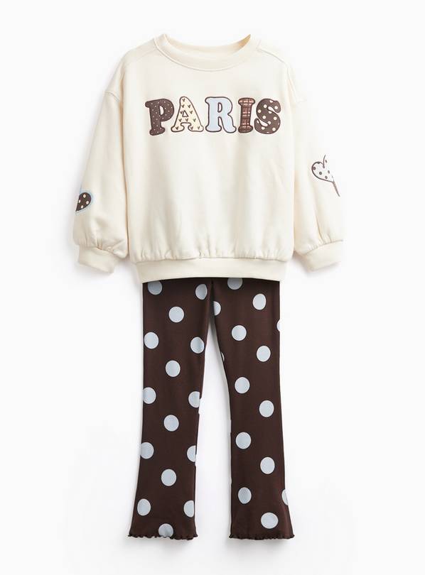 Cream Paris Sweat Set 3-4 years