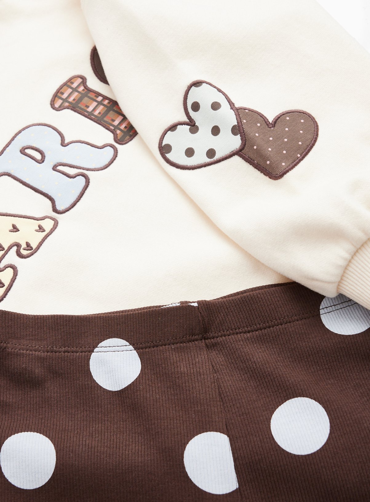 Cream Paris Sweat Set 7-8 years - Image 2 thumbnail