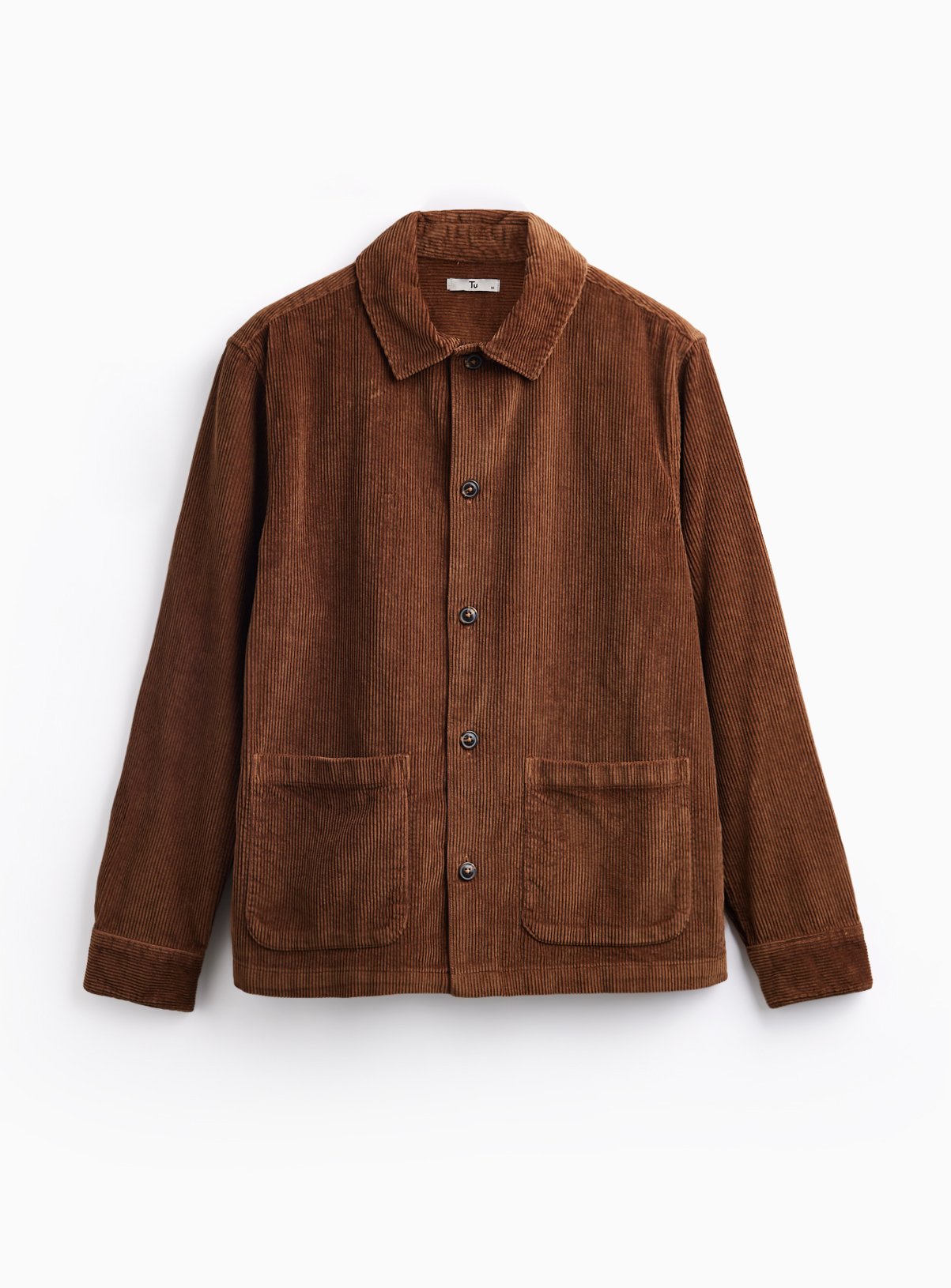 Brown Corduroy Overshirt S - Image 3 thumbnail