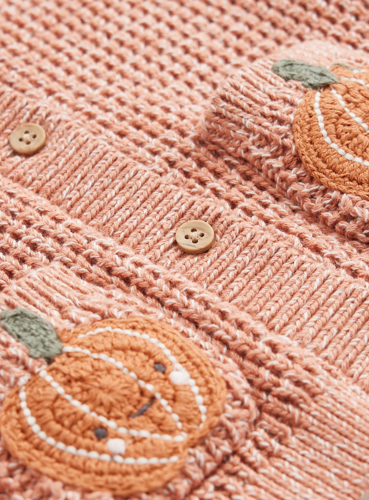 Halloween Orange Little Pumpkin Cardigan 18-24 months - Image 3