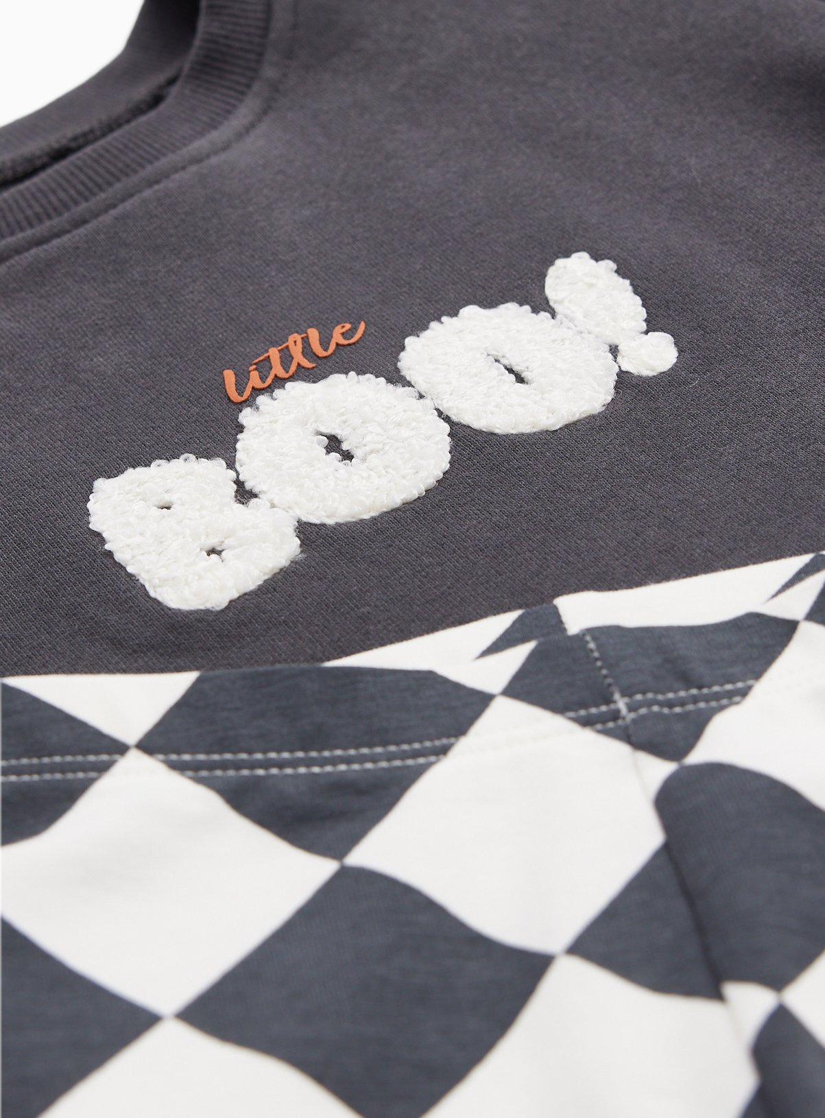 Black Halloween Printed Top & Leggings 3-6 months - Image 2 thumbnail