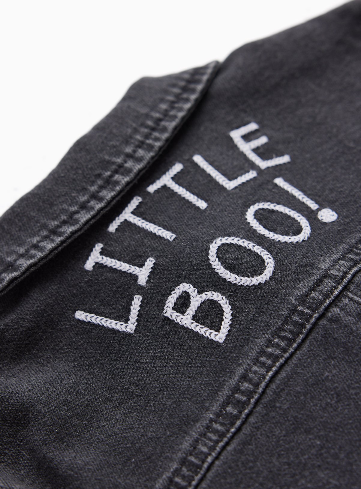 Halloween Little Boo Denim Romper Boilersuit 3-6 months - Image 2 thumbnail
