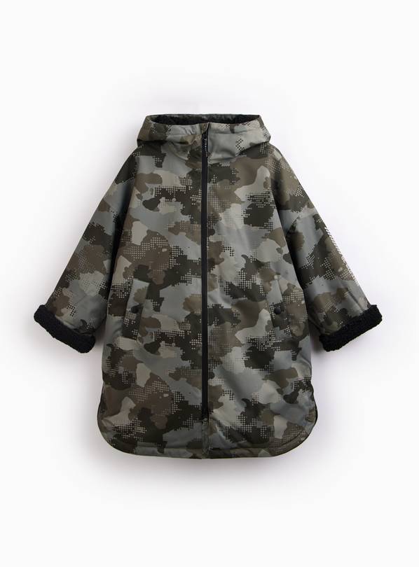 Camo Print Hooded Jacket 7-10 years