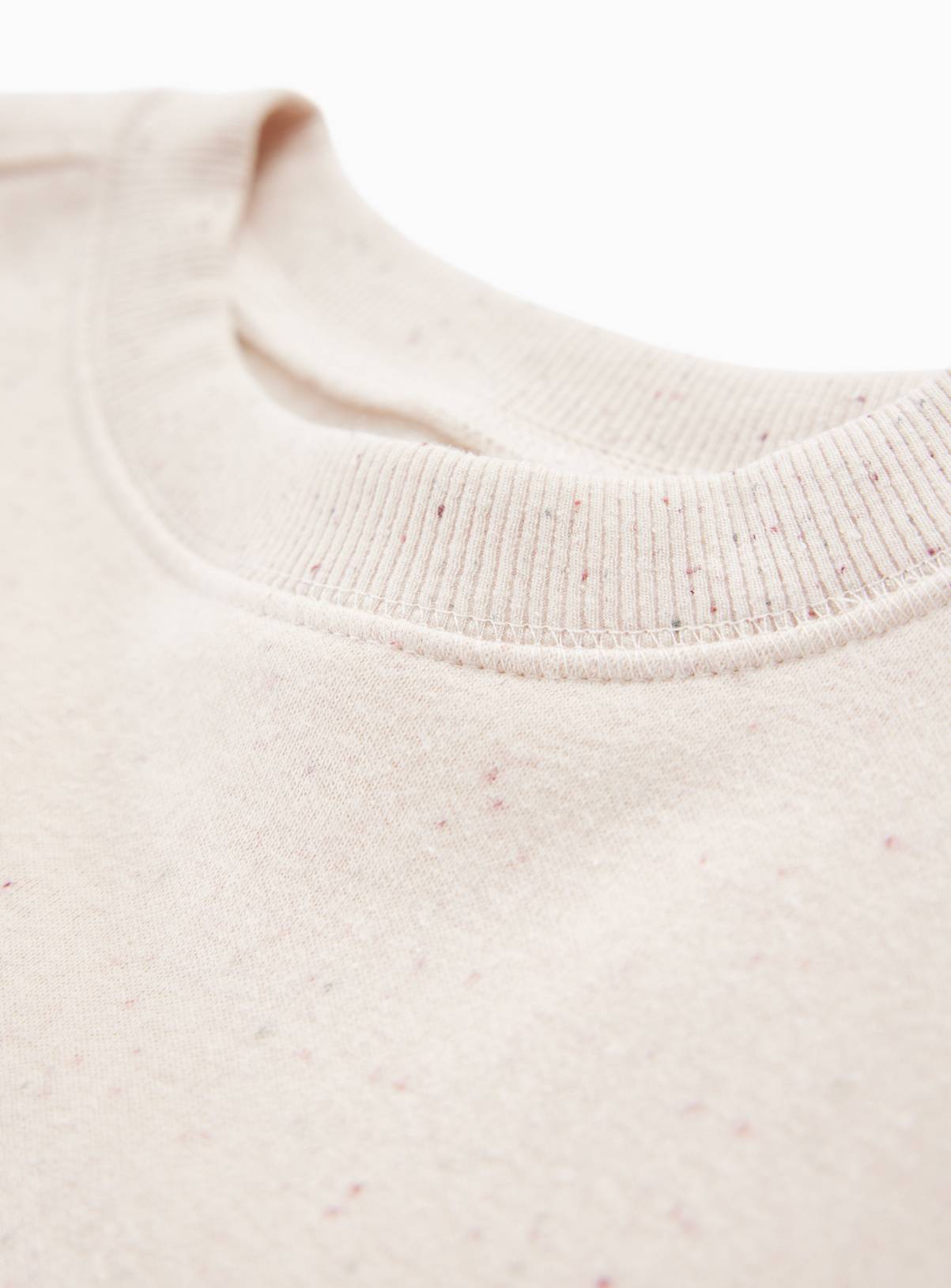 Cream Neppy Sweat Dress 3-4 years - Image 2