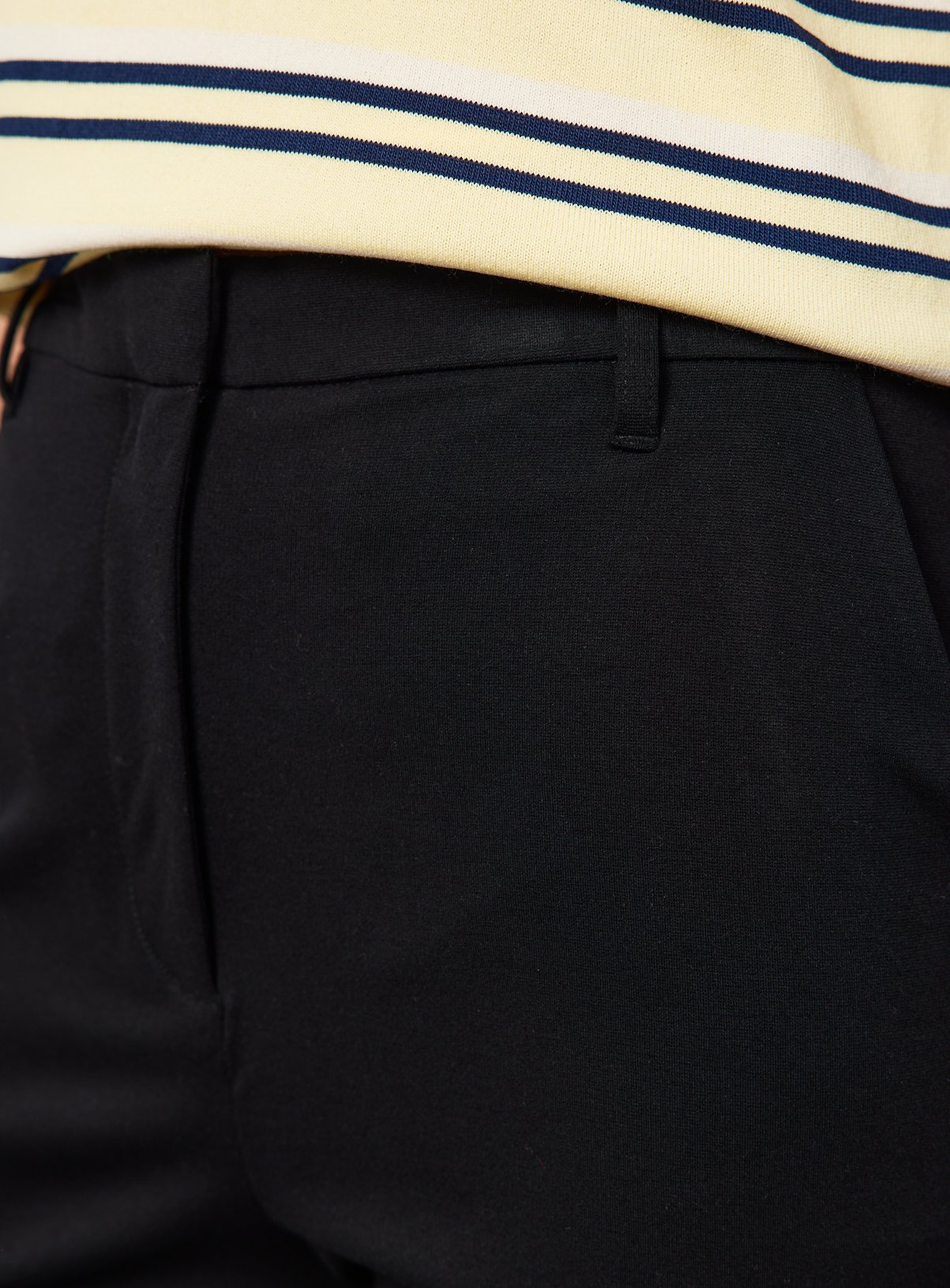 Black Ponte Straight Leg Trousers 10R - Image 3 thumbnail