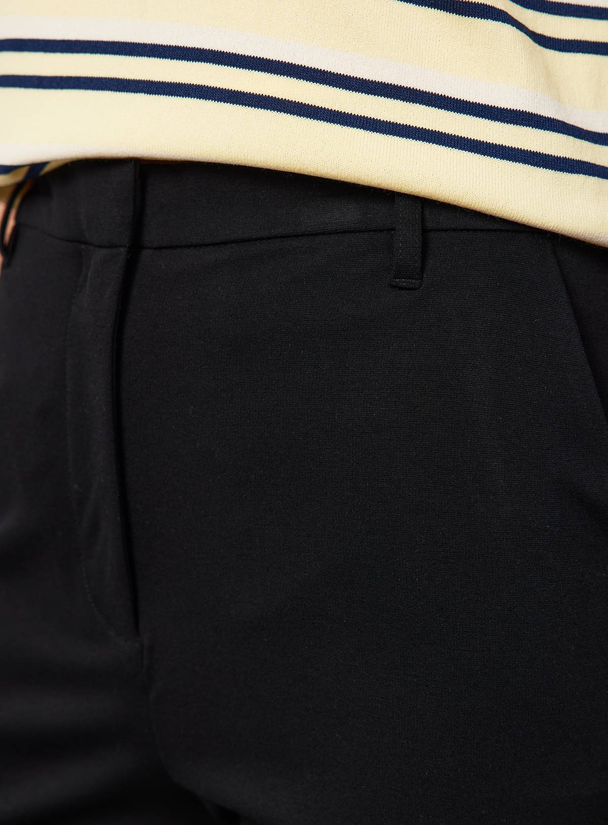 Black Ponte Straight Leg Trousers 10R - Image 3