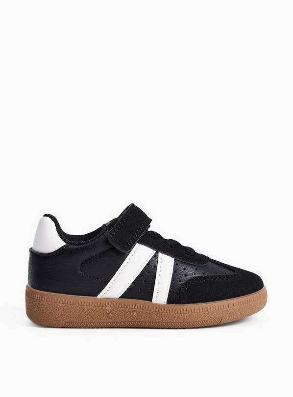 Black Retro Court Trainers 10 Infant