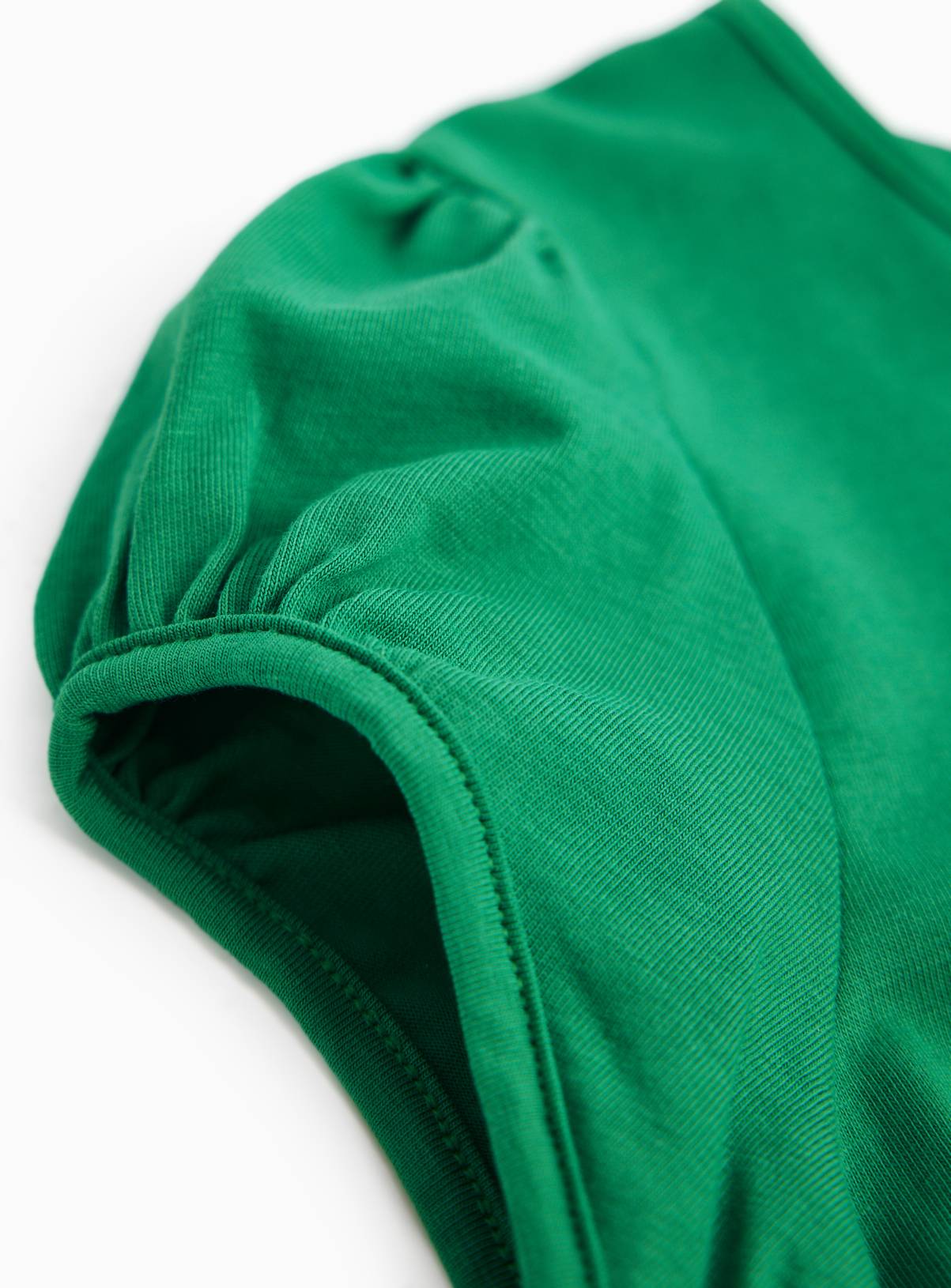 Green Puff Sleeve T-Shirt 2 Pack 12 years - Image 2