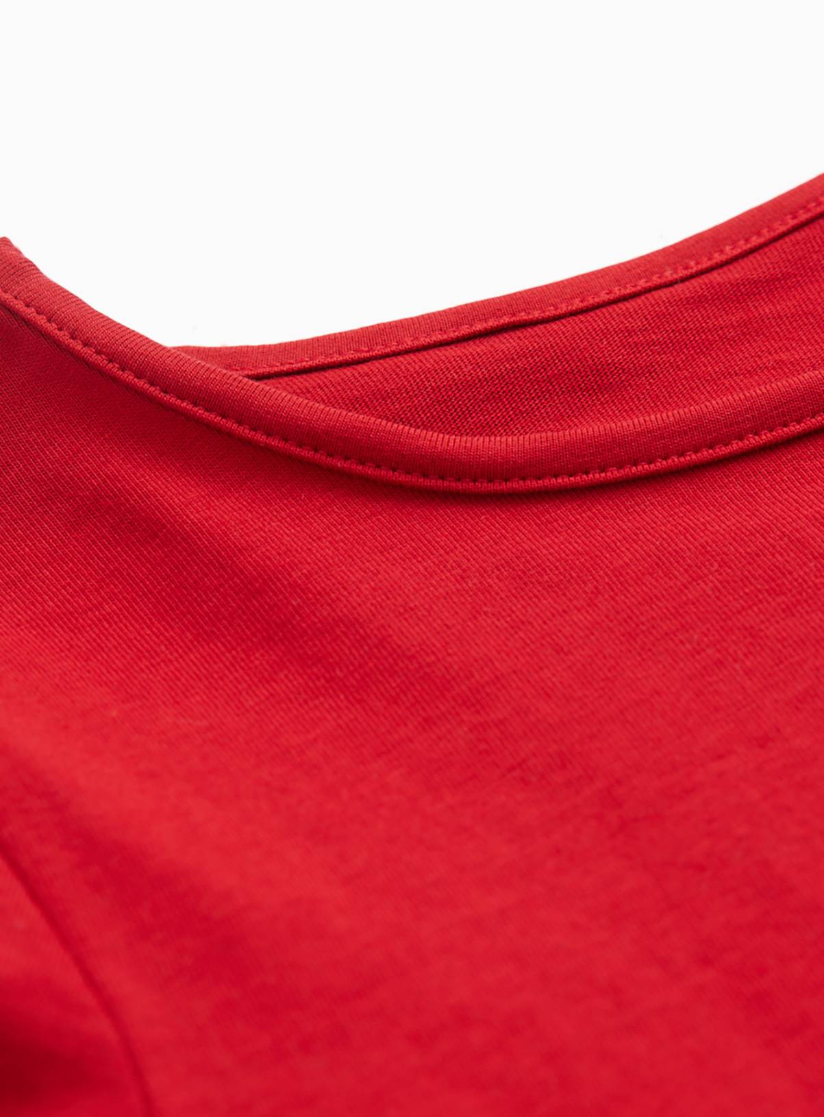 Red Puff Sleeve T-Shirt 2 Pack 6 years - Image 3