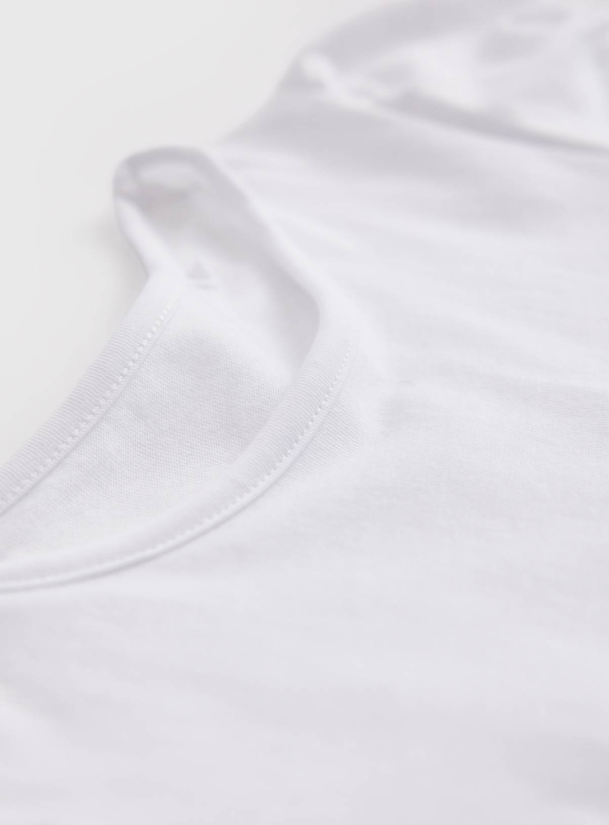 White Puff Sleeve T-Shirt 2 Pack 11 years - Image 2