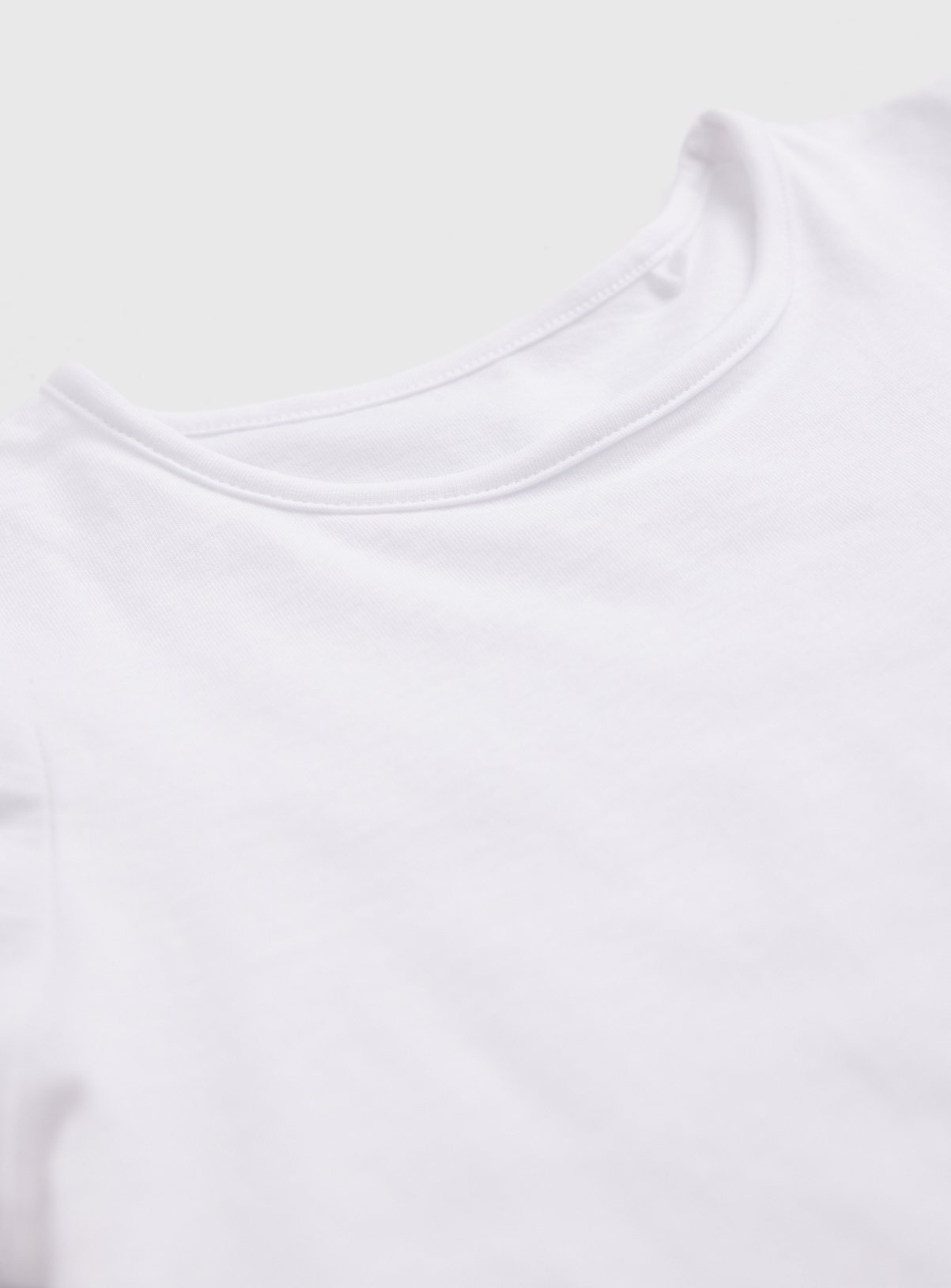 White Puff Sleeve T-Shirt 2 Pack 7 years - Image 6 thumbnail