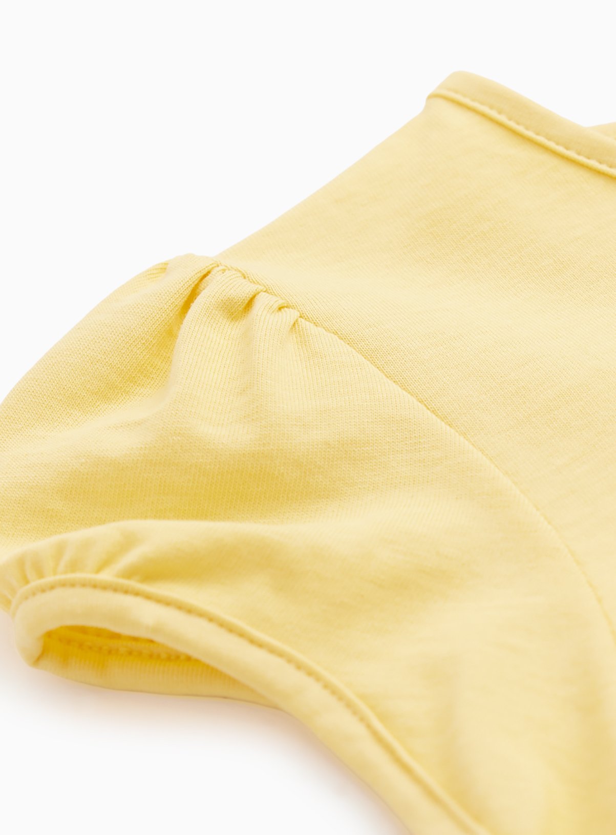 Yellow Puff Sleeve T-Shirt 2 Pack 9 years - Image 2 thumbnail