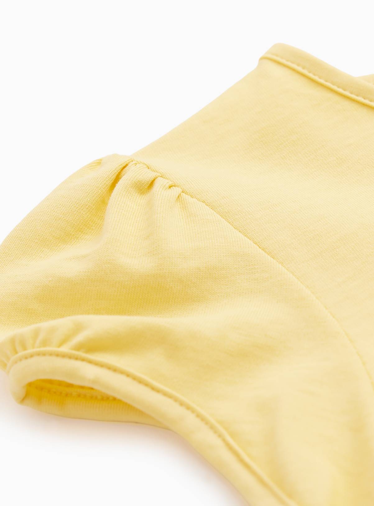 Yellow Puff Sleeve T-Shirt 2 Pack 9 years - Image 2