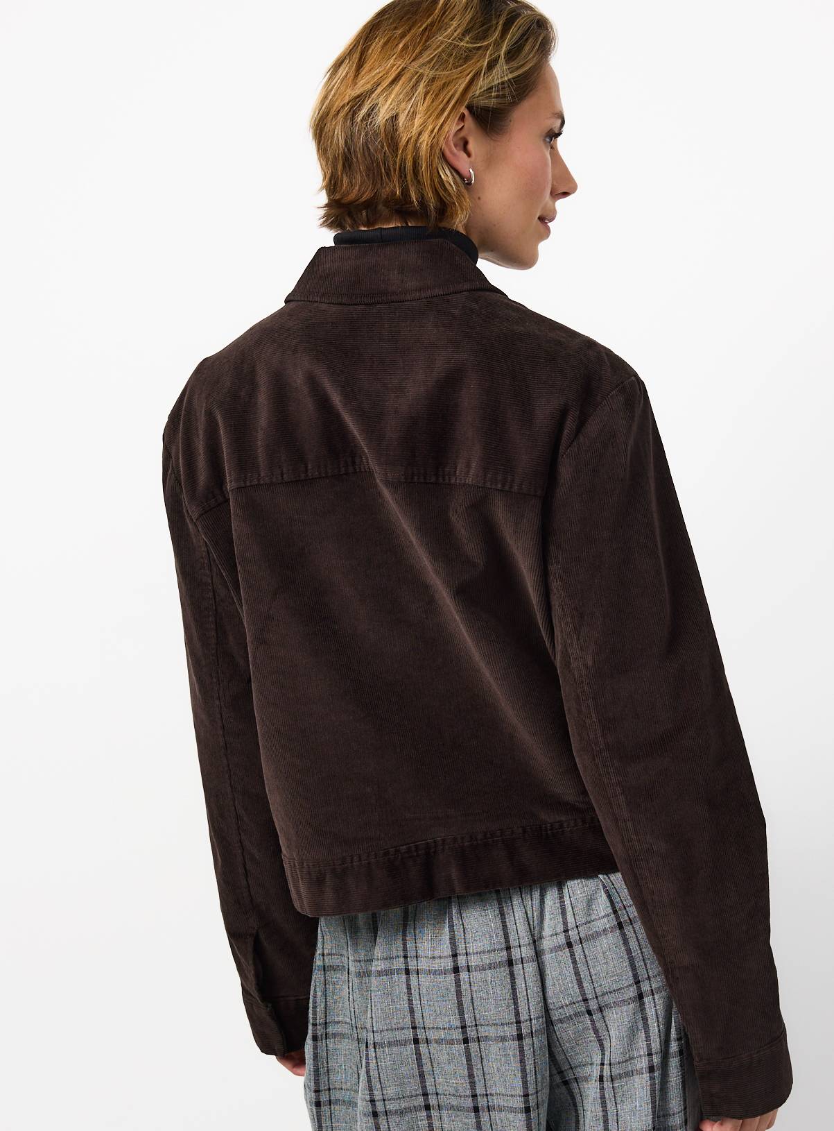 Brown Cord Zip Jacket 14 - Image 4