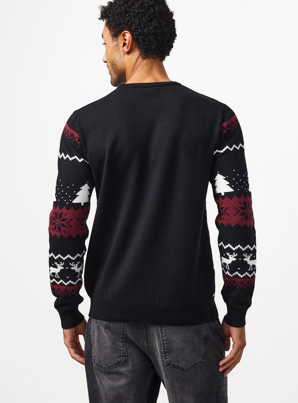 The Simpsons Black Christmas Jumper XL - Image 4 thumbnail