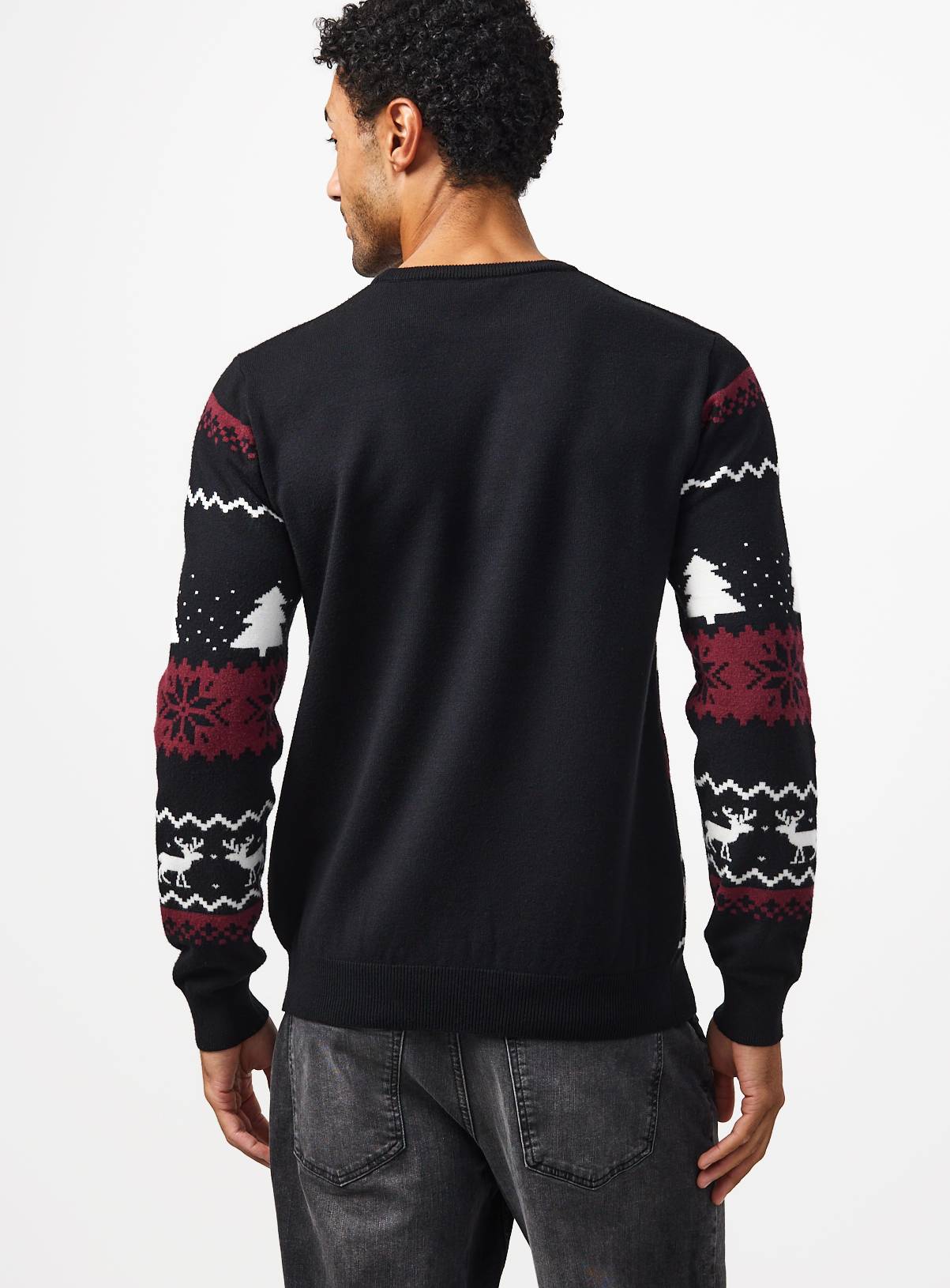 The Simpsons Black Christmas Jumper XL - Image 4