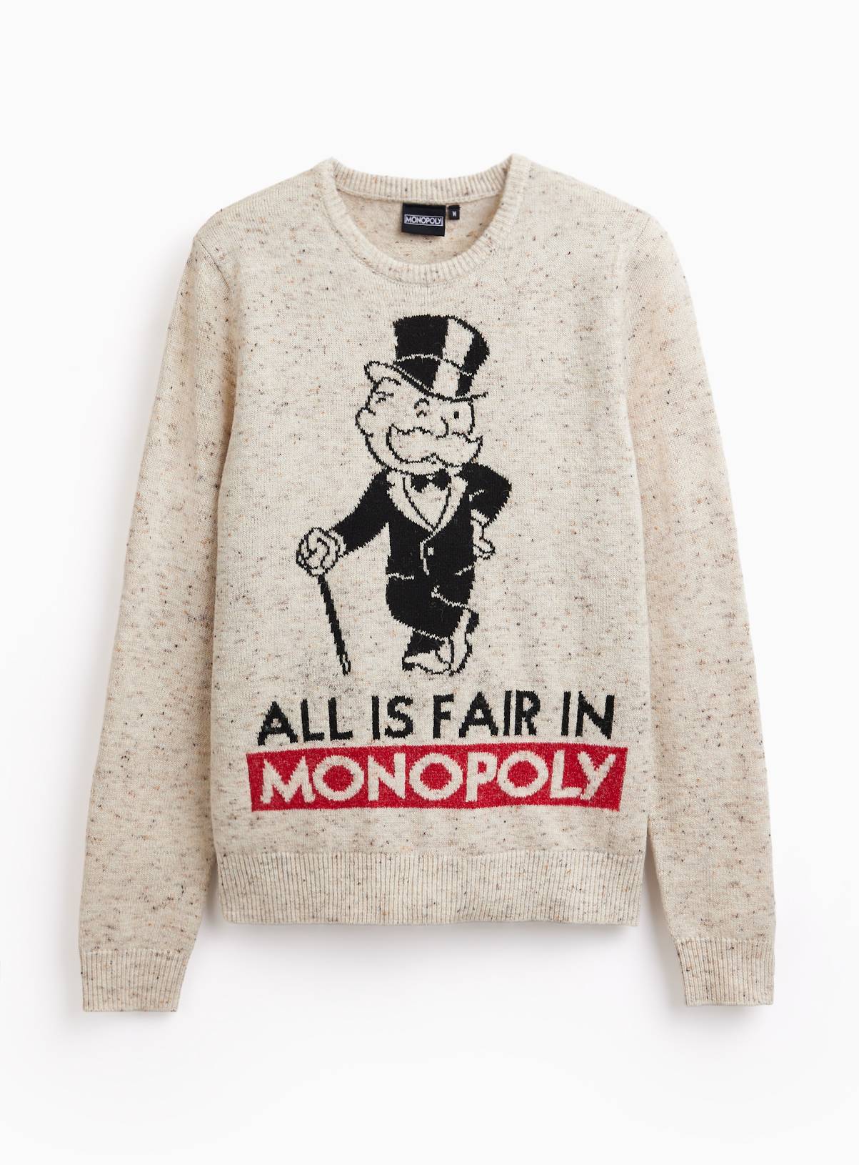 Stone All Is Fair In Monopoly Christmas Jumper XXL - Image 2