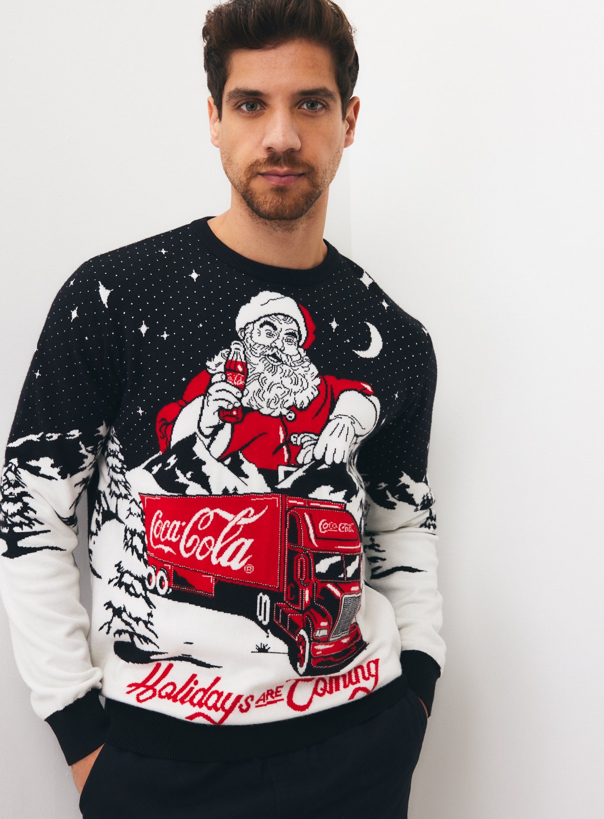 Coca-Cola Holidays Are Coming Christmas Jumper S - Image 1 thumbnail