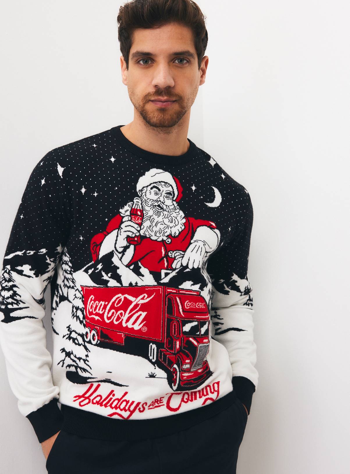Coca-Cola Holidays Are Coming Christmas Jumper S - Image 1