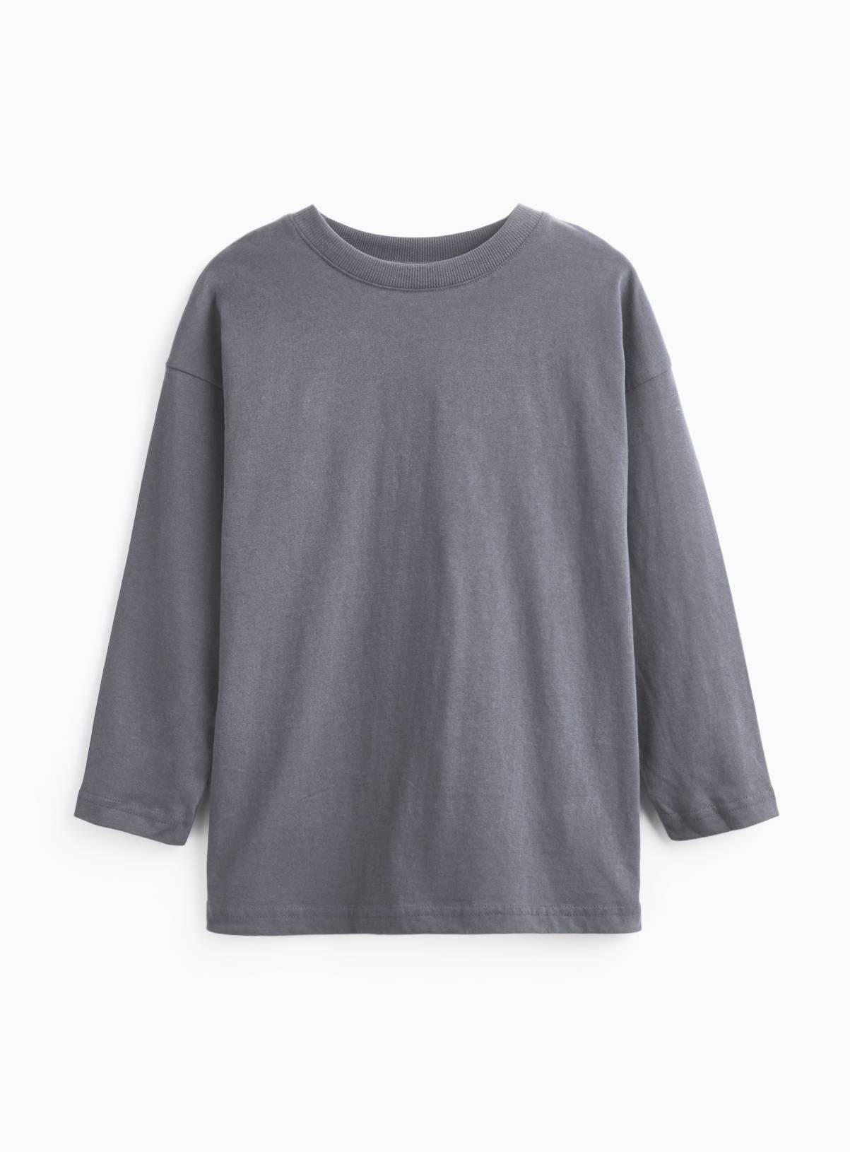 Charcoal Long Sleeve Top 13 years - Image 1