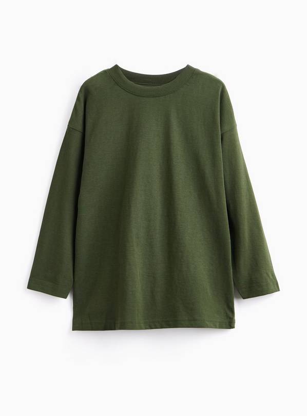 Khaki Long Sleeve Top 8 years