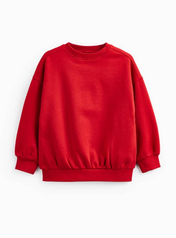 Red Crew Neck Sweatshirt 6 years