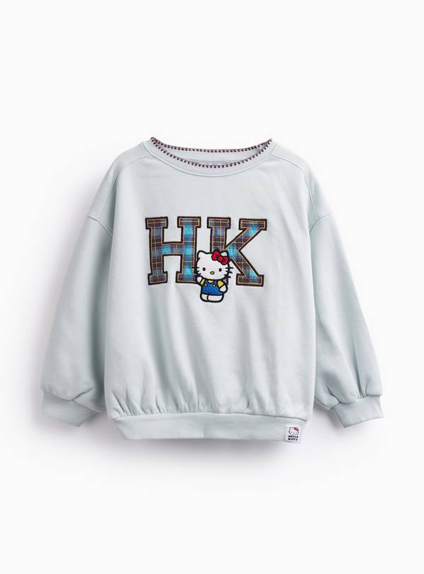 Light Blue Hello Kitty Varsity Sweatshirt  1-2 years