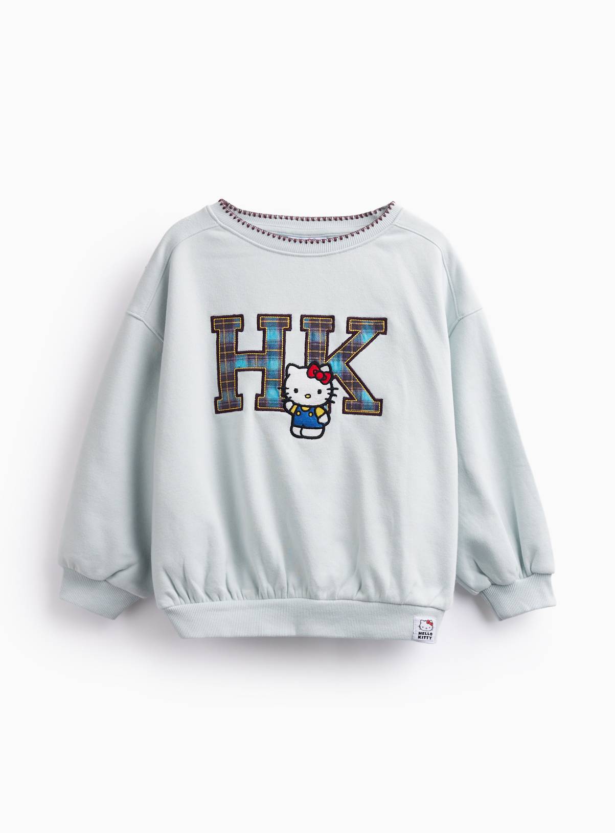 Light Blue Hello Kitty Varsity Sweatshirt  5-6 years - Image 1