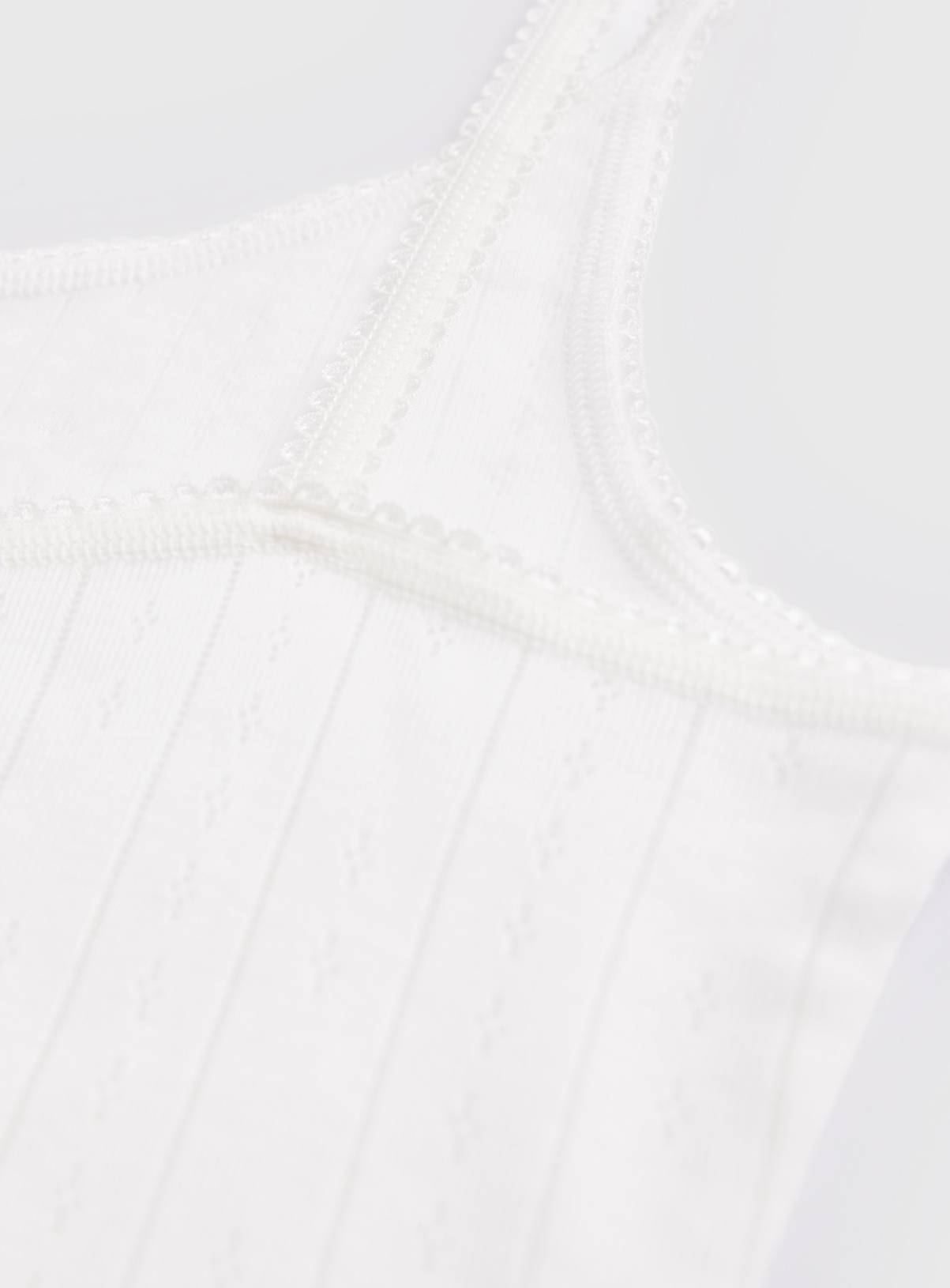 Cream Thermal Pointelle Camisoles 2 Pack XS - Image 4