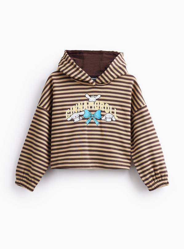 Yellow & Brown Striped Cinnamoroll Stripe Hoodie 13 years