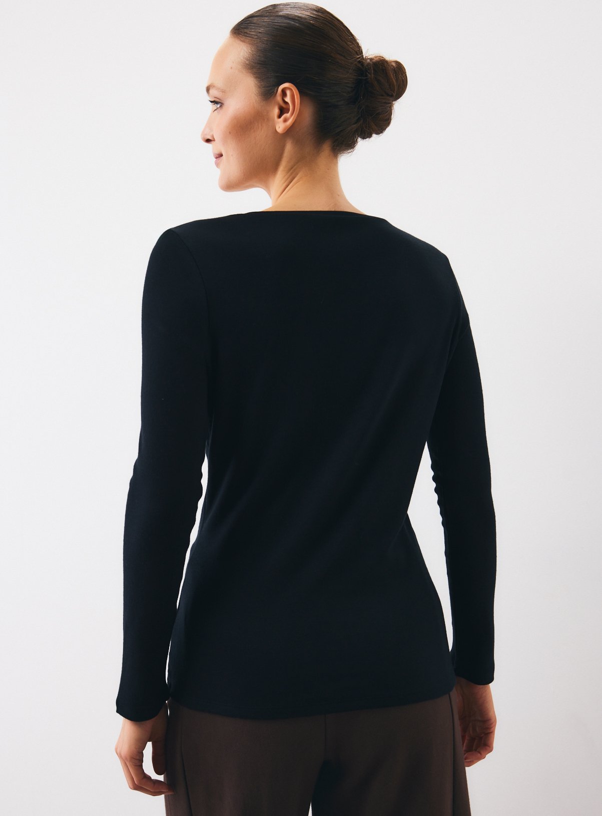 Black Thermal Long Sleeve Top XL - Image 3 thumbnail