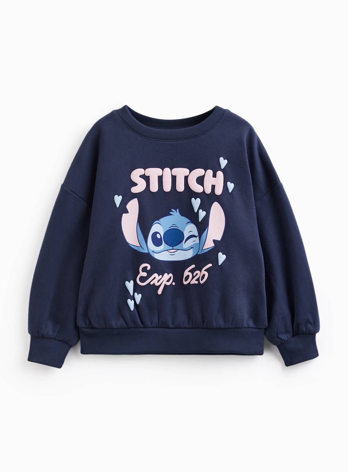 Navy Lilo & Stitch Graphic Sweatshirt 12 years - Image 1