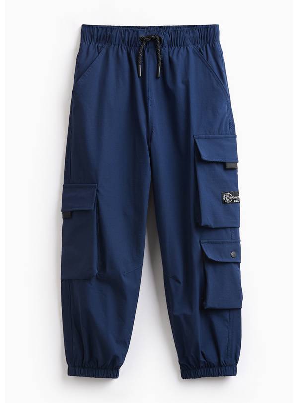 Navy Baggy Tech Trousers 9 years