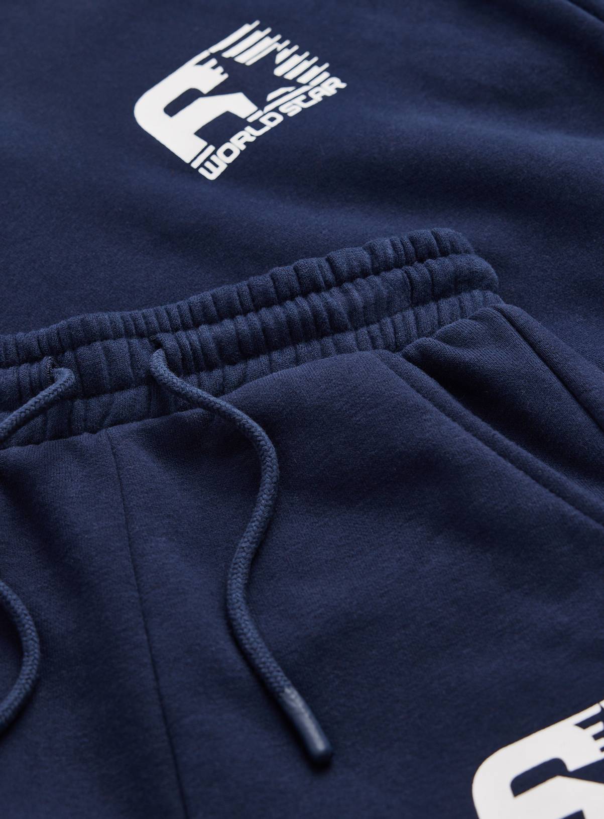 Blue & Red Sporty Star Sweat Set  8 years - Image 3