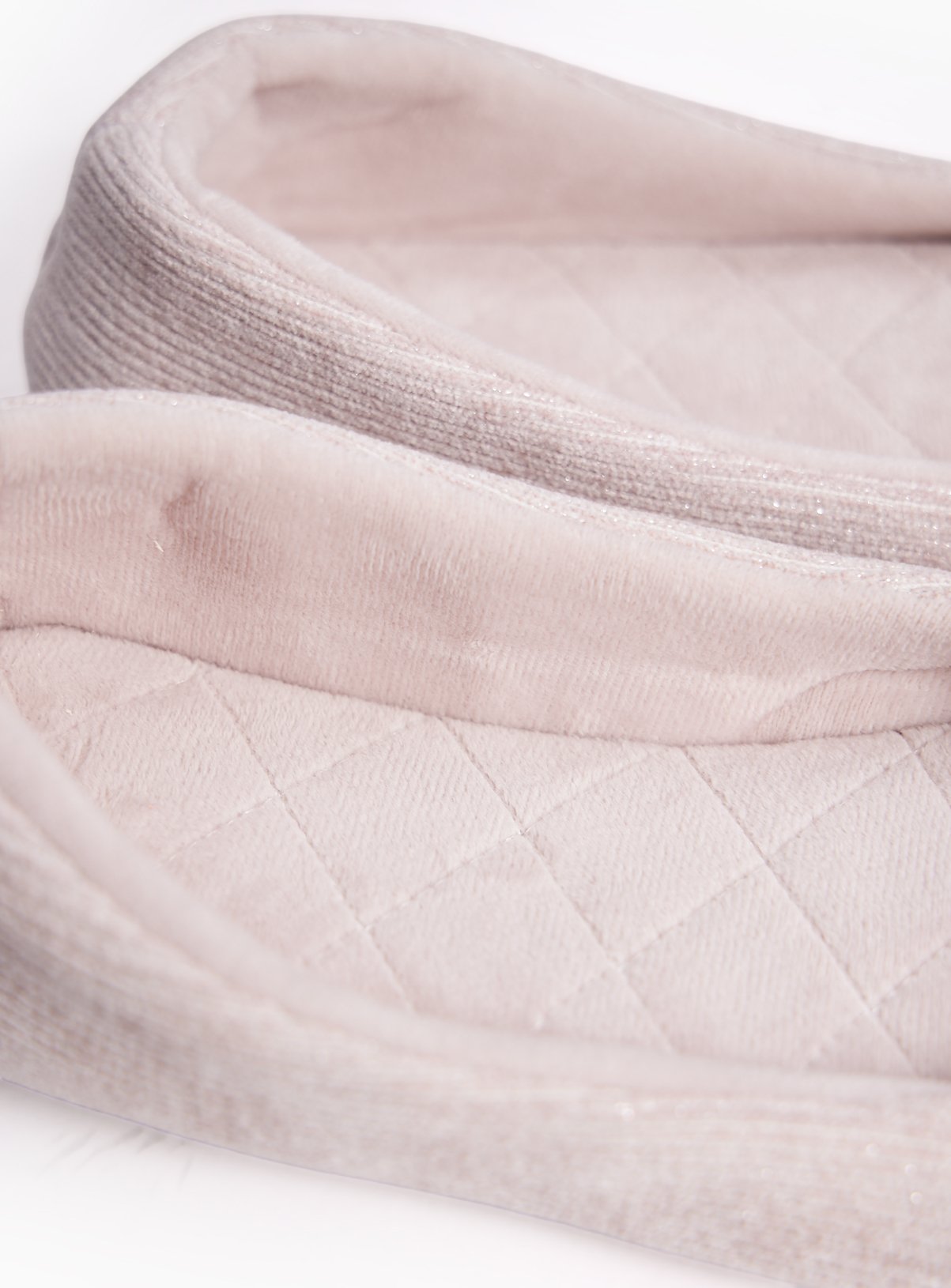 Pink Textured Sparkle Ballerina Slippers  7 - Image 4 thumbnail