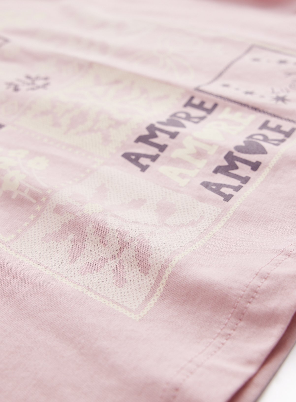 Pink Patchwork Flower Graphic Long Sleeve T-Shirt 3-4 years - Image 2 thumbnail