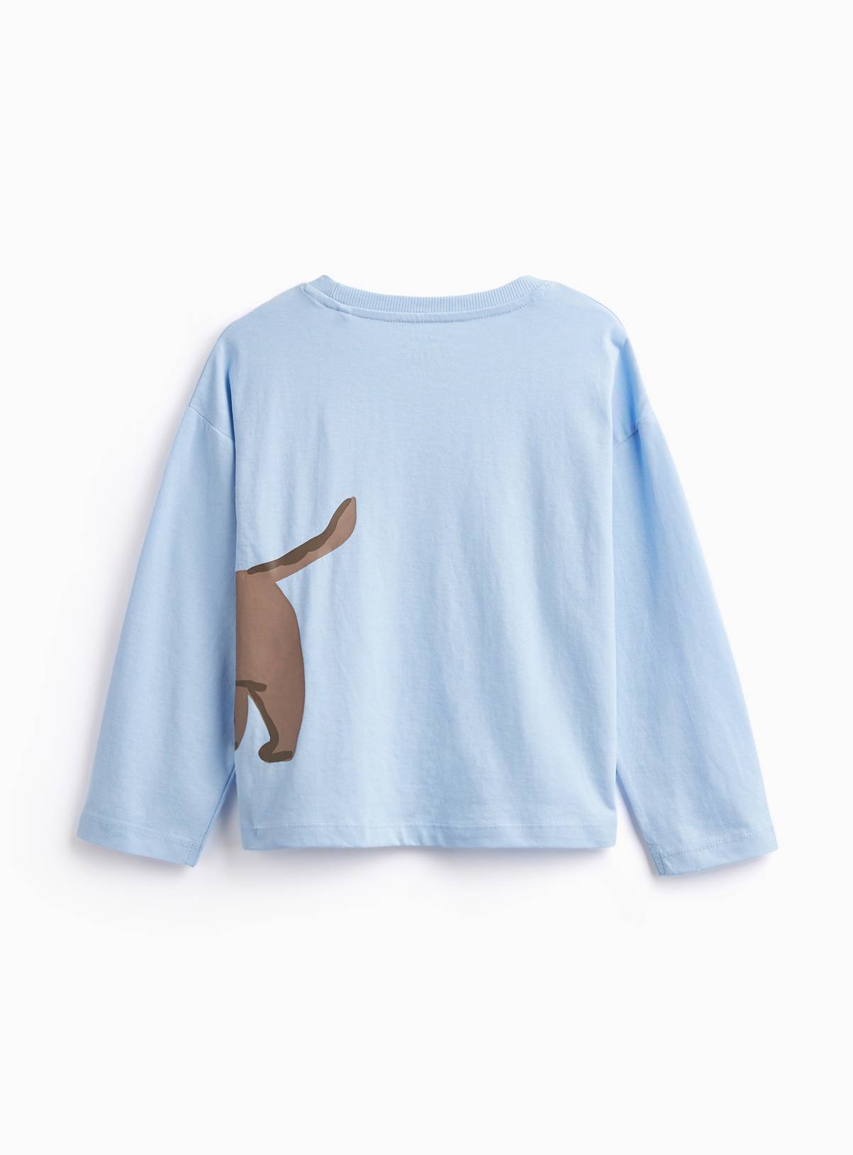 Light Blue Sausage Dog Graphic T-Shirt 7-8 years - Image 3