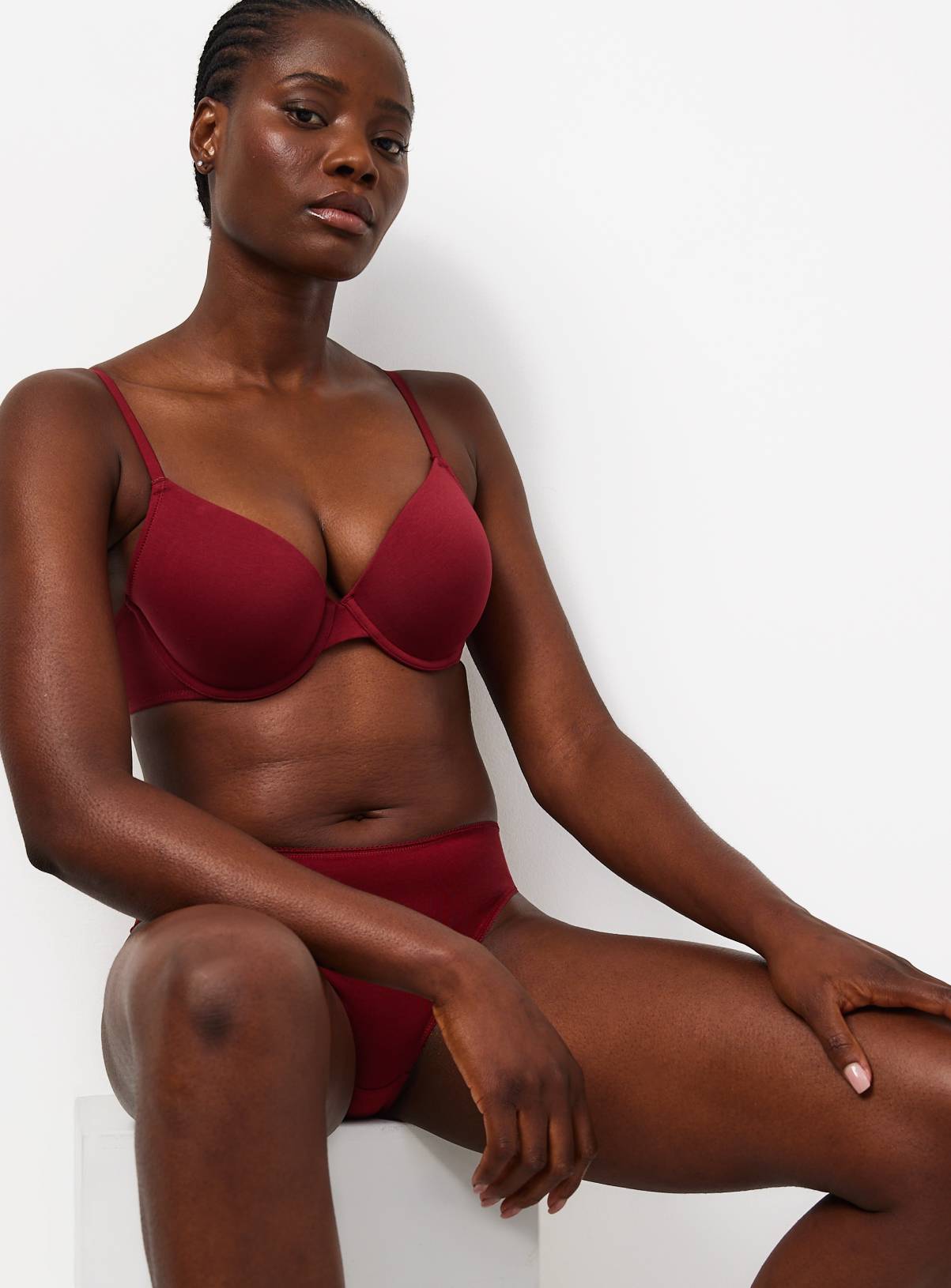Red Toned T-Shirt Bras 3 Pack  36E - Image 2