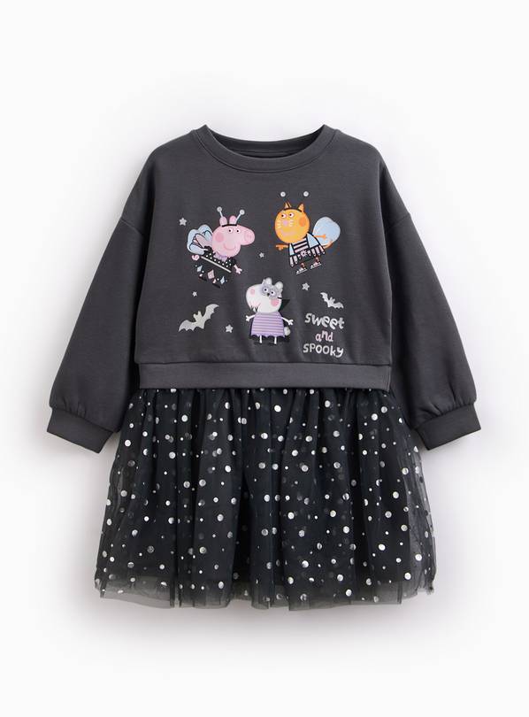 Peppa Pig Halloween Sweatshirt Dress 6-7 years